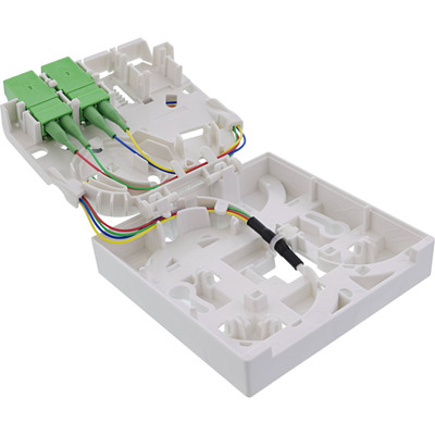 InLine® FTTH Verlängerungsbox vorkonfektioniert 4x LC/APC 9/125µm 50m (Produktbild 3)