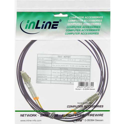 InLine® LWL Duplex Kabel, LC/LC, 50/125µm, OM4, 1m (Produktbild 11)