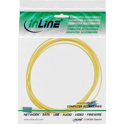 InLine LWL Duplex Kabel, LC/LC, 9/125µm, OS2, 1m (Produktbild 11)