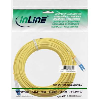 InLine LWL Duplex Kabel, LC/LC, 9/125m, OS2, 10m (Produktbild 11)