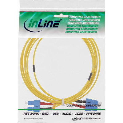 InLine LWL Duplex Kabel, SC/SC, 9/125µm, OS2, 7,5m (Produktbild 11)