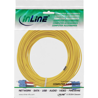 InLine LWL Duplex Kabel, SC/SC, 9/125µm, OS2, 10m (Produktbild 11)