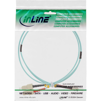 InLine LWL Duplex Kabel, SC/ST, 50/125m, OM3, 0,5m (Produktbild 11)