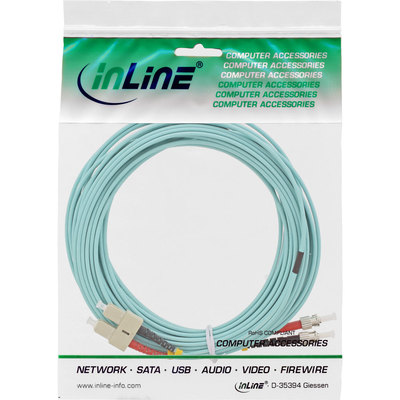 InLine LWL Duplex Kabel, SC/ST, 50/125µm, OM3, 7,5m (Produktbild 11)