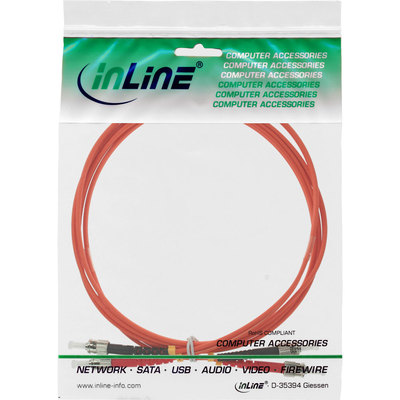 InLine LWL Duplex Kabel, ST/ST, 50/125µm, OM2, 2m (Produktbild 11)