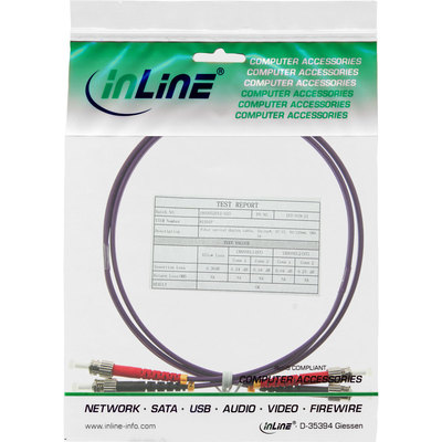 InLine® LWL Duplex Kabel, ST/ST, 50/125µm, OM4, 25m (Produktbild 11)