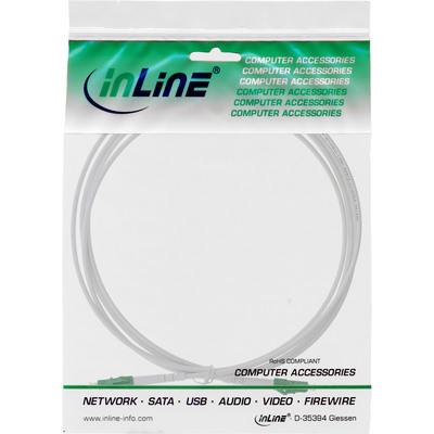 InLine® LWL Simplex Kabel, FTTH, LC/APC 8° zu LC/APC 8°, 9/125µm, OS2, 40m (Produktbild 2)