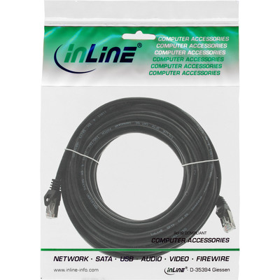 InLine® Patchkabel, F/UTP, Cat.5e, schwarz, 10m (Produktbild 3)