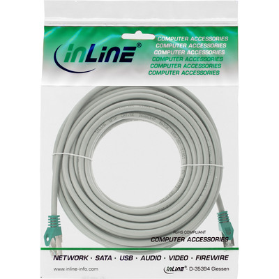 InLine® Crossover Patchkabel, SF/UTP, Cat.5e, grau, 10m (Produktbild 3)