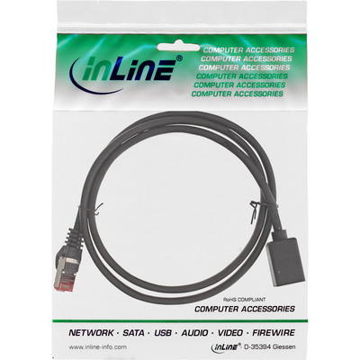 InLine® Patchkabel-Verlängerung, S/FTP (PiMf), Cat.6, halogenfrei, 0,5m (Produktbild 3)