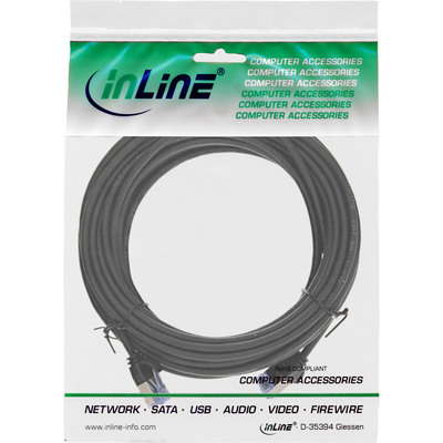 InLine® Patchkabel slim, U/FTP PiMf, Cat.6A, schwarz, 7,5m (Produktbild 2)