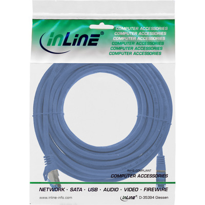 InLine® Patchkabel, Cat.6A, S/FTP, TPE (LSZH), CCA, blau, 5m (Produktbild 3)