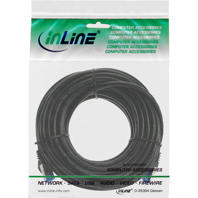 InLine® Patchkabel, Cat.6A, S/FTP, PE outdoor, schwarz, 7,5m  (Produktbild 5)