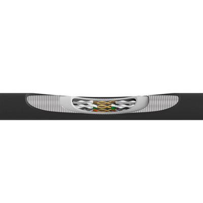 InLine® Patchkabel armiert, U/FTP, Cat.6A, schwarz, 2m (Produktbild 3)