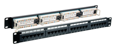 Patchpanel UTP 24xRJ45 Cat.6, 19