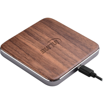InLine® Qi woodcharge, wireless fast charger, Smartphone kabellos laden, 5/7,5/10W (Produktbild 3)