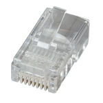 Modular Stecker, Cat.6, ungeschirmt,RJ45, Rundkabel, 100er VPE, 34600.1-100 (Produktbild 1)