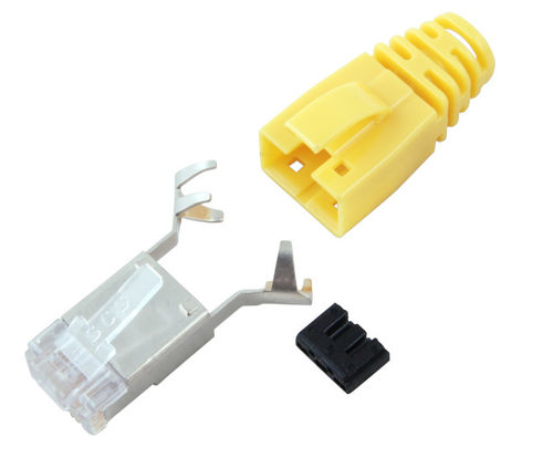 RJ45-Stewart Cat.6 SS39 geschirmt, ohne Knickschutz, 37563.T (Produktbild 1)