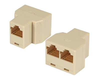 T-Modular-Adapter RJ45 Buchse/2xBuchse -- 1:1, ungeschirmt, 37526.1 (Produktbild 1)