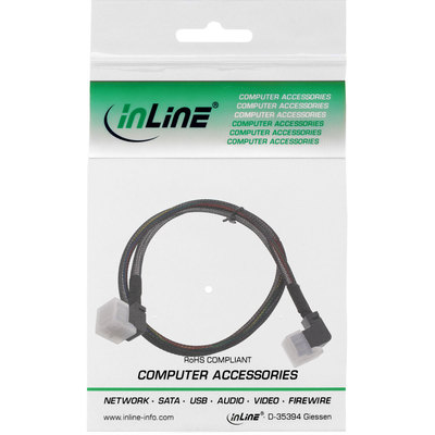 InLine Mini-SAS HD Kabel, SFF-8643 zu SFF-8643, beidseitig gewinkelt, mit Sideband, 1m (Produktbild 11)