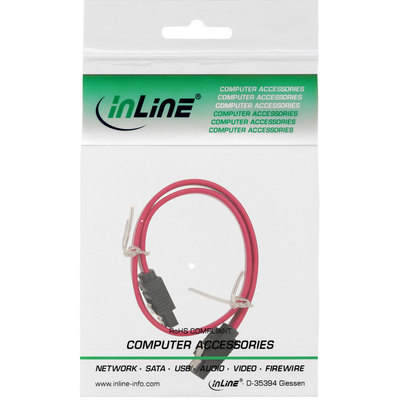 InLine SATA 6Gb/s Kabel, mit Lasche, 0,3m (Produktbild 11)
