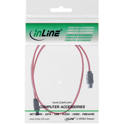 InLine SATA 6Gb/s Kabel, mit Lasche, 0,5m (Produktbild 11)