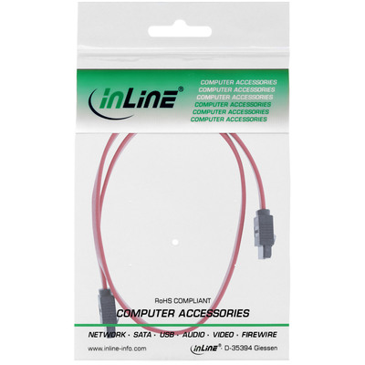 InLine® SATA 6Gb/s Kabel, mit Lasche, 0,5m (Produktbild 11)