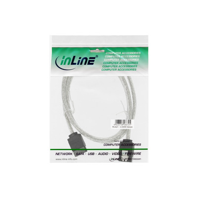 InLine SATA 6Gb/s Kabel rund, mit Lasche, 0,75m (Produktbild 11)