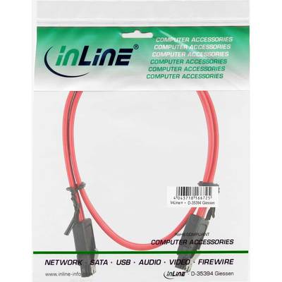 InLine SATA 6Gb/s Kabel, mit Lasche, 0,75m (Produktbild 11)