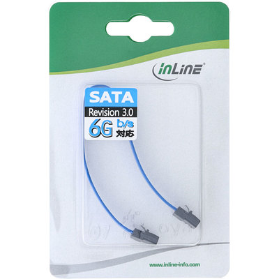 InLine SATA 6Gb/s Anschlusskabel klein, mit Sicherheitslasche, 0,15m (Produktbild 11)
