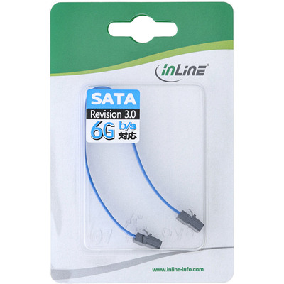 InLine® SATA 6Gb/s Anschlusskabel klein, mit Sicherheitslasche, 0,15m (Produktbild 11)