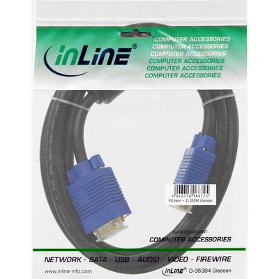 InLine® S-VGA Kabel Premium, 15pol HD Stecker / Stecker, schwarz, 1,5m (Produktbild 11)