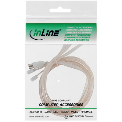 InLine® Wurfantenne, Dipol, für UKW mit IEC Kupplung 75Ohm (Produktbild 2)
