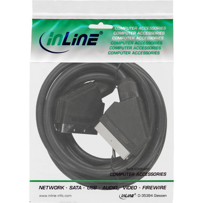 InLine® Scart Anschlusskabel, Stecker / Stecker, 3m (Produktbild 11)