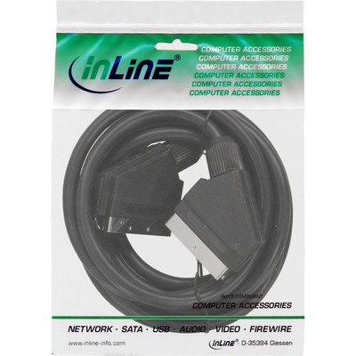 InLine® Scart Anschlusskabel, Stecker / Stecker, 5m (Produktbild 11)