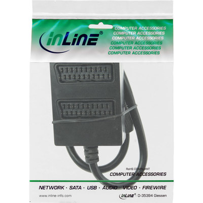 InLine Scart Verteiler, 2-fach, voll durchgeschaltet, 0,5m (Produktbild 11)