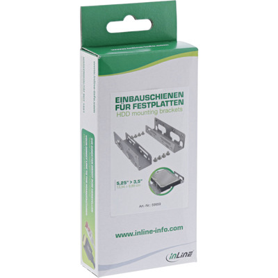 InLine® HDD Einbauschienen, für 8,89cm (3,5) Festplatten