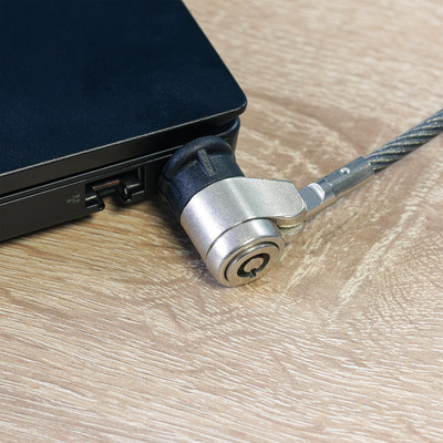 InLine® Notebook Sicherheitsschloss, mit Schlüssel, 4,4mm x 2m (Produktbild 3)