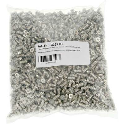 InLine® Lüfterschrauben, 5,0x10,0mm, silbern, bulk 2000er Pack (Produktbild 2)