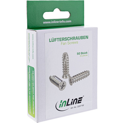 InLine® Lüfterschraube, 5x16mm, vernickelt, 50er Pack (Produktbild 11)