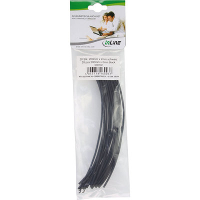 InLine® Schrumpfschlauch 200mm lang, 2mm > 1mm 20er Pack (Produktbild 2)