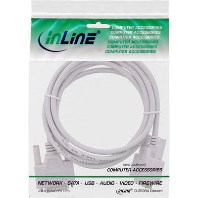 InLine® Joystickverlängerung, 15pol Stecker / Buchse, 2m, vergossen (Produktbild 2)
