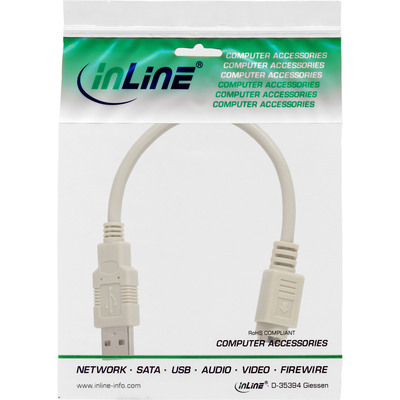 InLine® USB Adapter Kabel, USB Stecker A auf PS/2 Buchse (Produktbild 2)