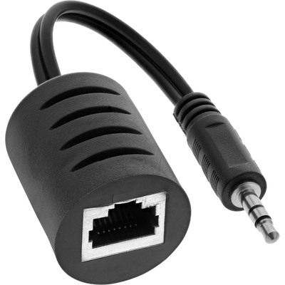 InLine® Audio über RJ45 passiv, 2x Cinch 1x Klinke 3,5mm / RJ45 Buchse, max. 50m (Produktbild 3)