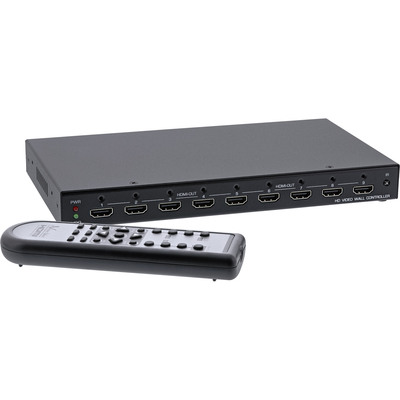 InLine® HDMI Videowand Verteiler 1 auf 9, Full-HD (Produktbild 3)
