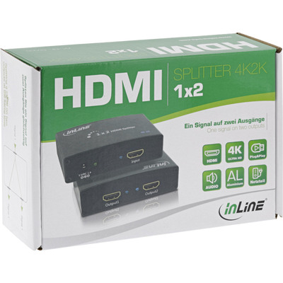 InLine® HDMI Splitter/Verteiler, 2-fach, 4K2K kompatibel (Produktbild 3)