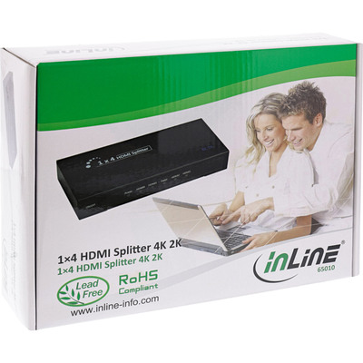 InLine® HDMI Splitter/Verteiler, 4-fach, 4K2K kompatibel (Produktbild 3)