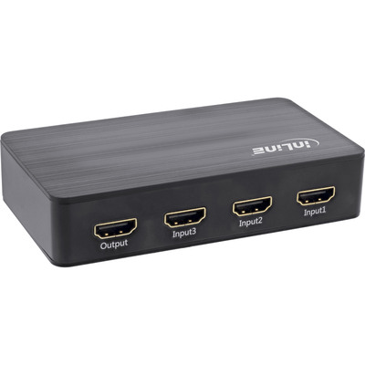 InLine® HDMI Switch, 3-fach, 4K2K@60Hz, HDCP 2.2 (Produktbild 2)