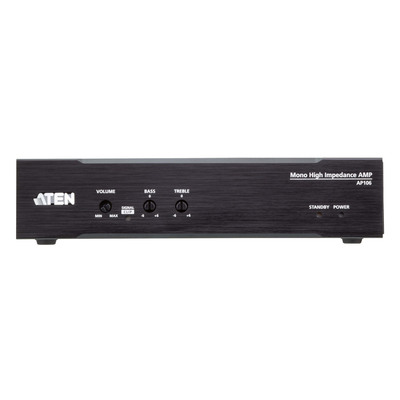 ATEN AP106 60W Mono Hi-Z-Leistungsverstärker für 70V/100V Audiosysteme, 60W (Produktbild 2)