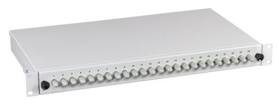 Spleißbox 1HE teilbestückt 6 ST MM ausziehbar  -- 6 Kuppl., B61003.6 (Produktbild 1)